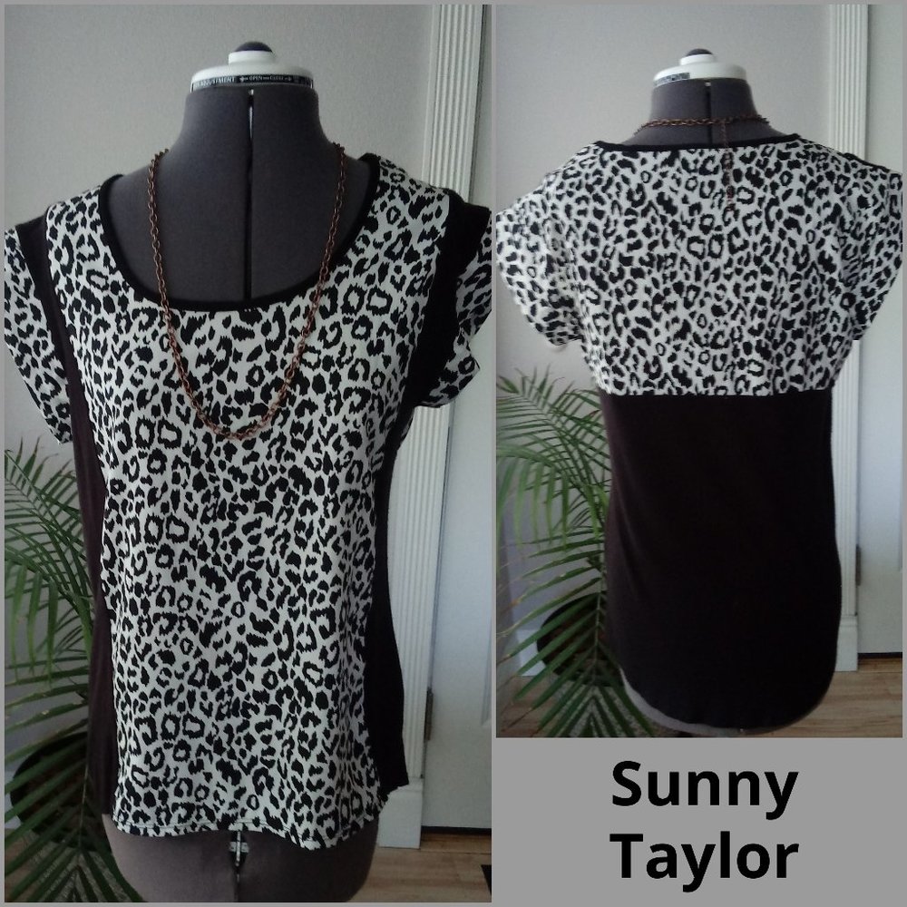 Sunny Taylor Cheetah Print Blouse
